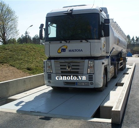 bàn cân ô tô điện tử 100 tấn zemic
